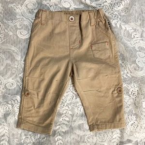 Duck Duck Goose Beige Khaki Pants with adjustable length buttons
